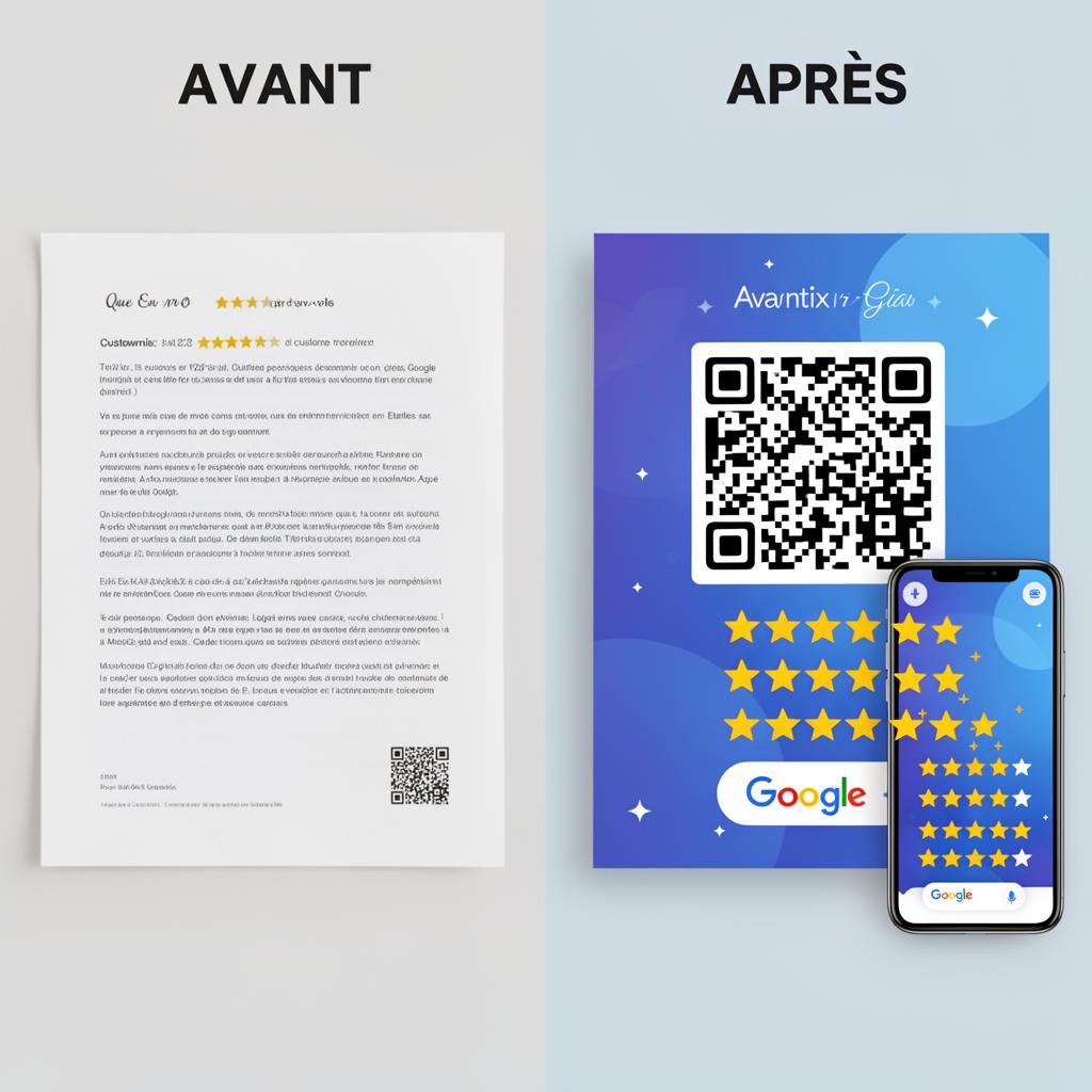 Avant / Après — Boulangerie Aux Délices — Des avis 5 étoiles qui s'enchaînent