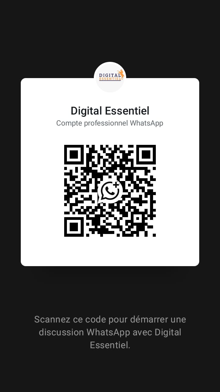 QR Code WhatsApp Digital Essentiel - Landry Kpenou